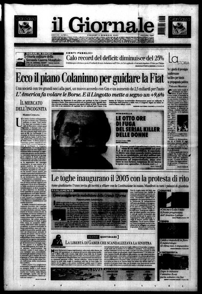 Il giornale : quotidiano del mattino